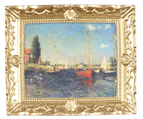 Monet Painting in Frame